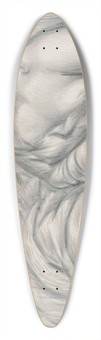 Mark Gertler - Clytie and the Melon 39.3 inch art pintail longboard deck