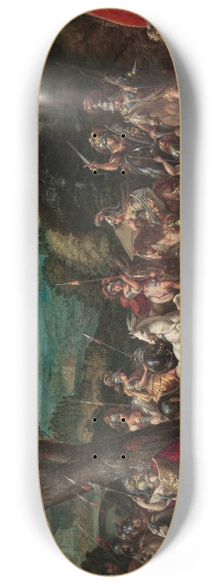 Claude Druet - Triumph of The Amazons 8.25 inch art skate deck