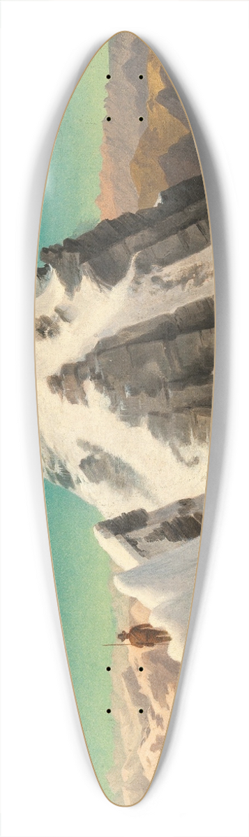 Markus Pernhart - St. Ruprecht near Klagenfurt) The Grossglockner 39.3 inch art pintail longboard deck