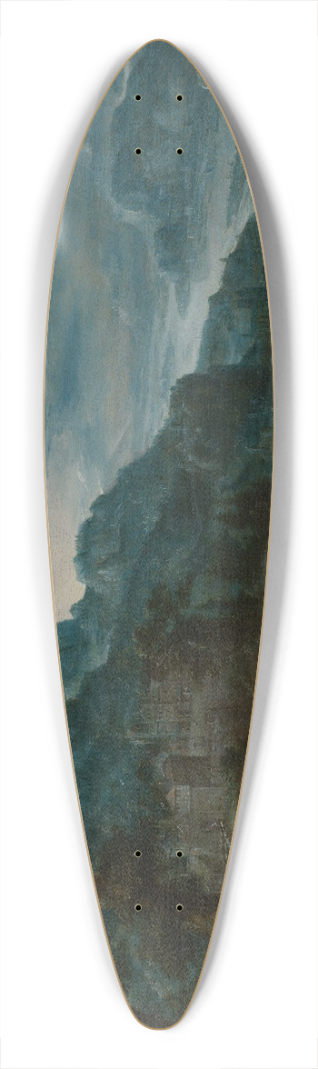 Marten Van Valckenborch - The Reconciliation of Jacob andEsau 39.3 inch art pintail longboard deck