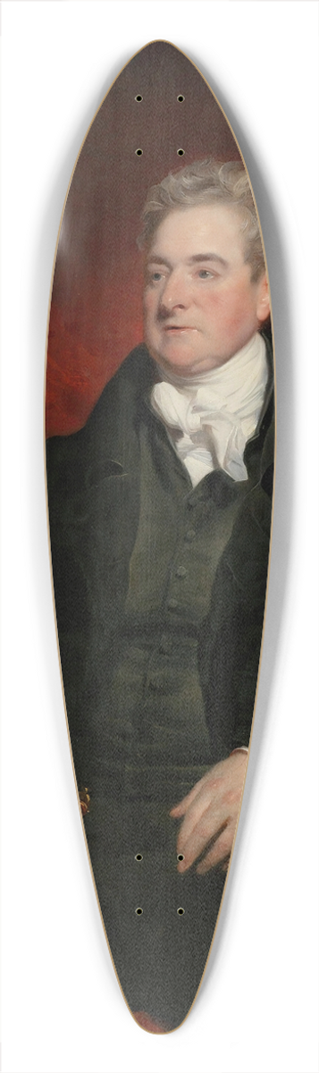 Martin Archer Shee - Portrait of Sir Richard Hardinge 39.3 inch art pintail longboard deck