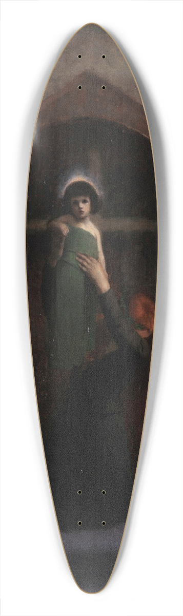 Martin Brandenburg - The light of the world 39.3 inch art pintail longboard deck