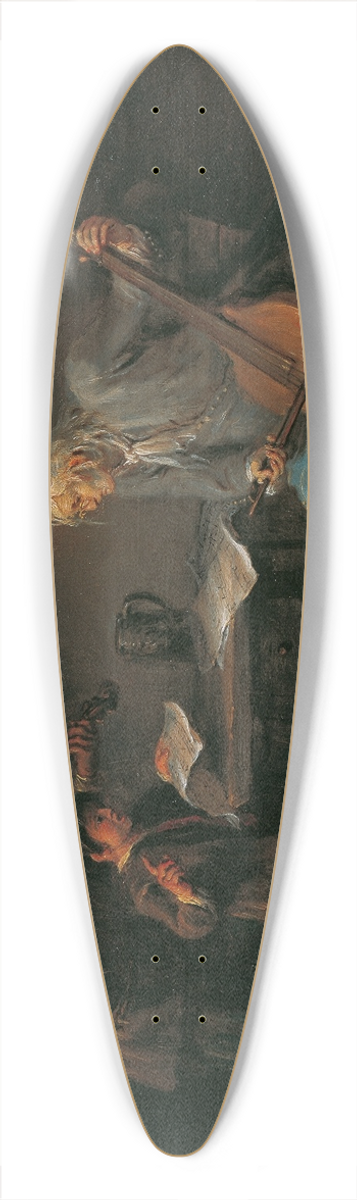 Martin Johann Schmidt - Musikanten 39.3 inch art pintail longboard deck