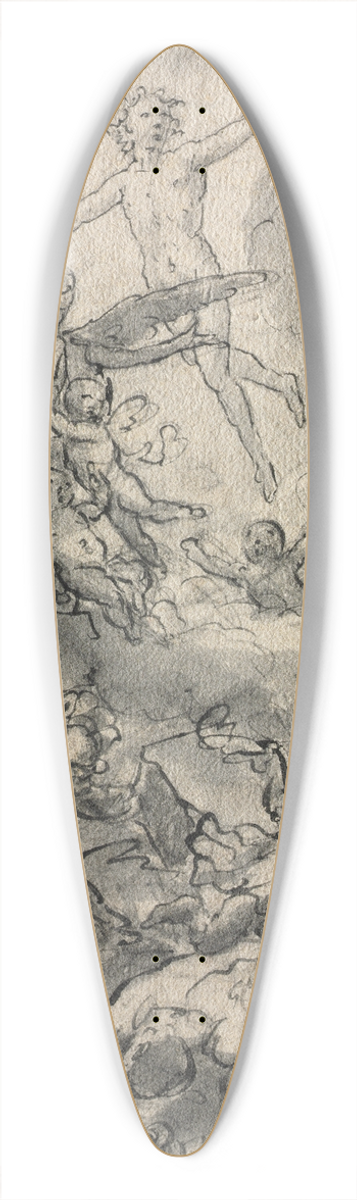 Martin Johann Schmidt - The Resurrection 39.3 inch art pintail longboard deck