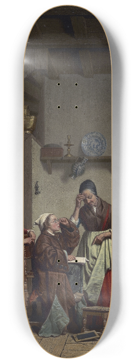 Claude Joseph Grips - Childrens Game 8.25 inch art skate deck