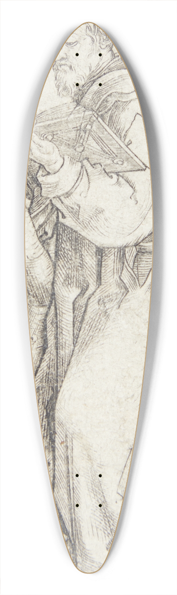 Martin Schongauer - Apostlen Andreas 39.3 inch art pintail longboard deck