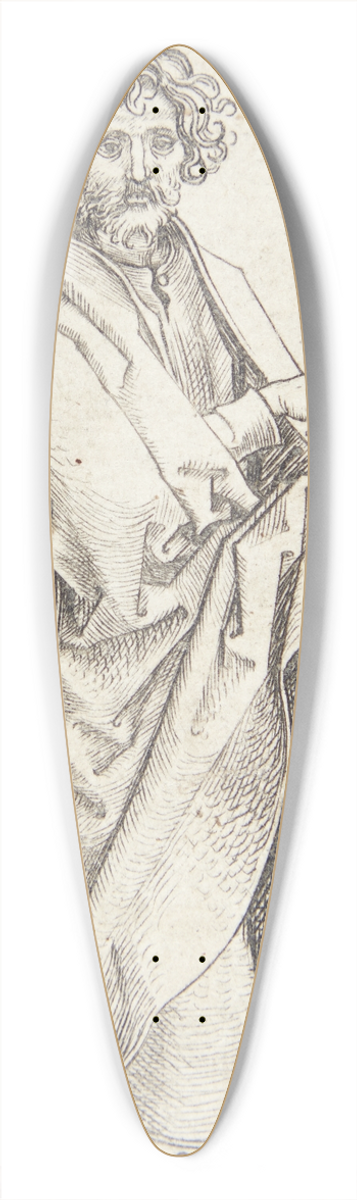 Martin Schongauer - Apostlen Taddus 39.3 inch art pintail longboard deck