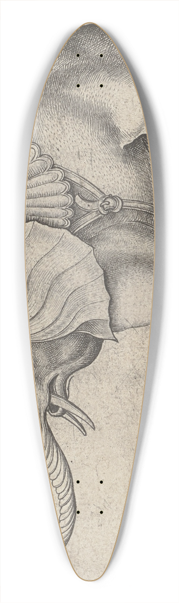 Martin Schongauer - The Elephant 39.3 inch art pintail longboard deck
