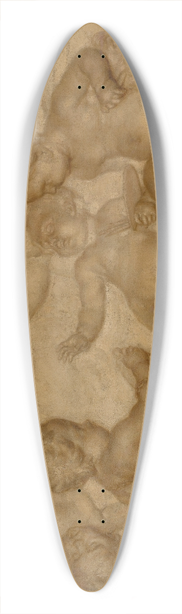 Martinus Josephus Geeraerts - The Fine Arts 39.3 inch art pintail longboard deck