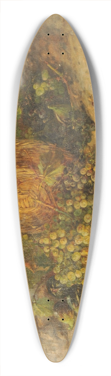 Martn Boneo - Still Life (figs) 39.3 inch art pintail longboard deck