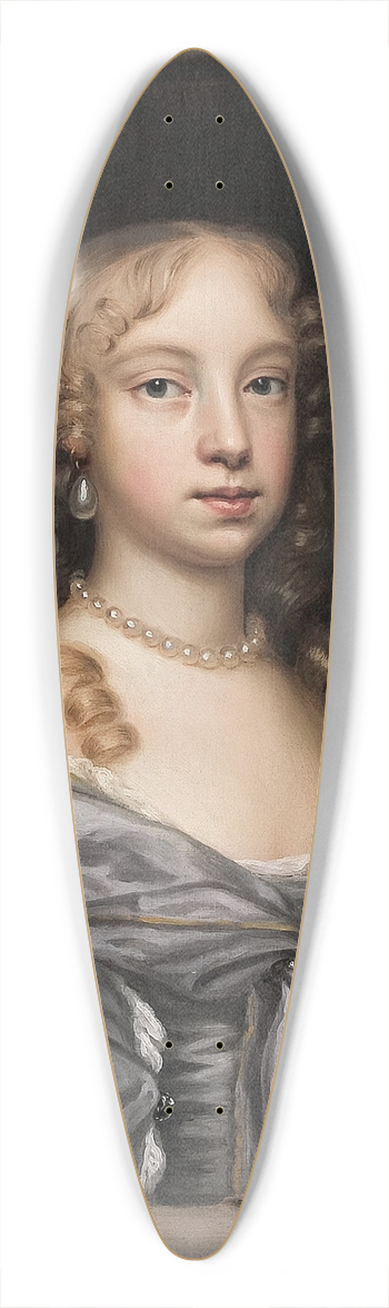 Mary Beale - Mary Wither of Andwell 39.3 inch art pintail longboard deck