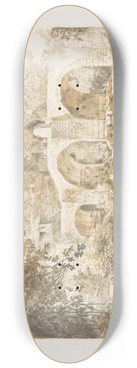 Claude-Joseph Vernet - The Ponte Acquoria 8.25 inch art skate deck