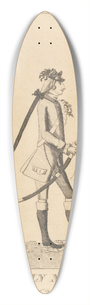 Mary Darly - The Lilly 39.3 inch art pintail longboard deck
