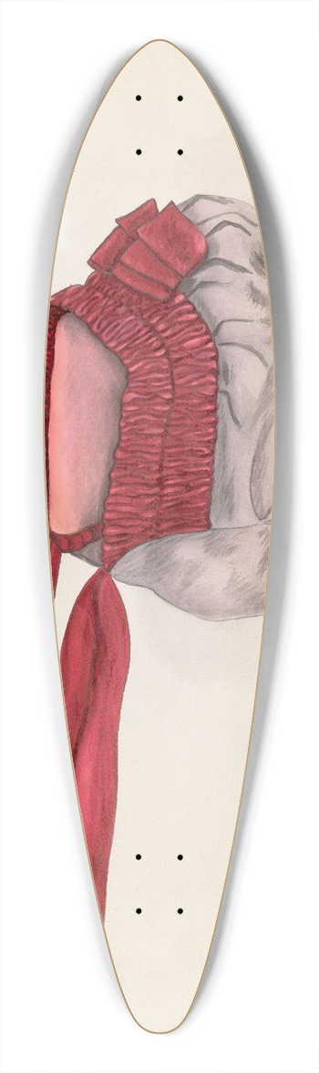 Mary E. Humes - Bonnet 39.3 inch art pintail longboard deck