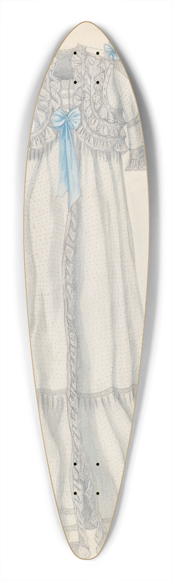 Mary E. Humes - Wrapper 39.3 inch art pintail longboard deck