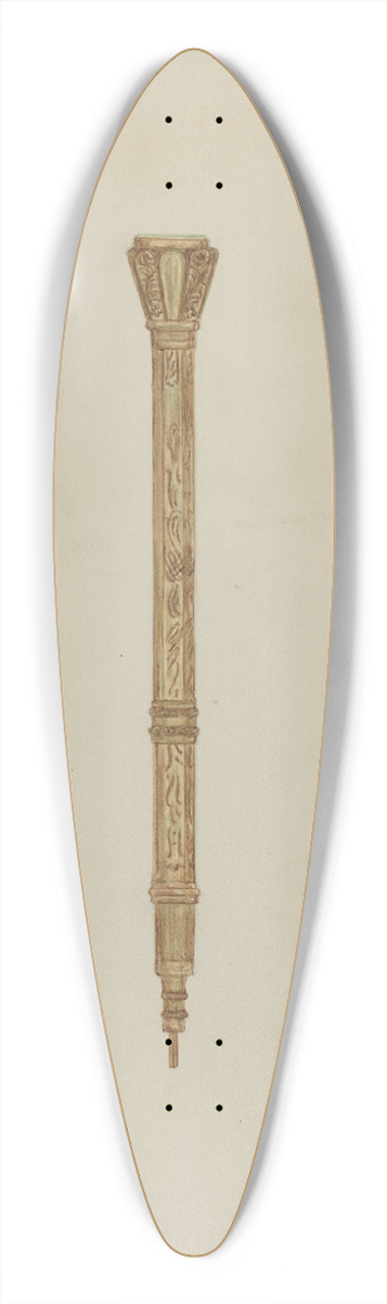 Mary Fitzgerald - Refillable Pencil 39.3 inch art pintail longboard deck