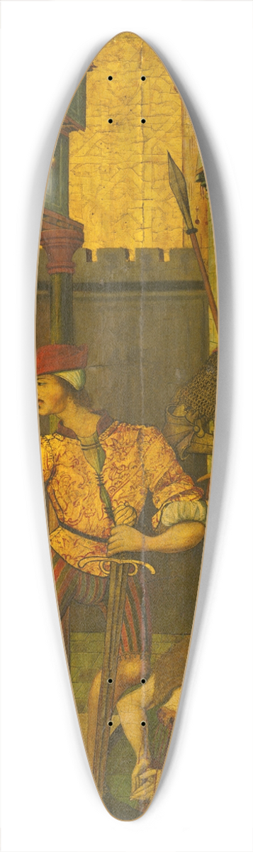Master of Palanquinos - The Beheading of Saint John the Baptist 39.3 inch art pintail longboard deck