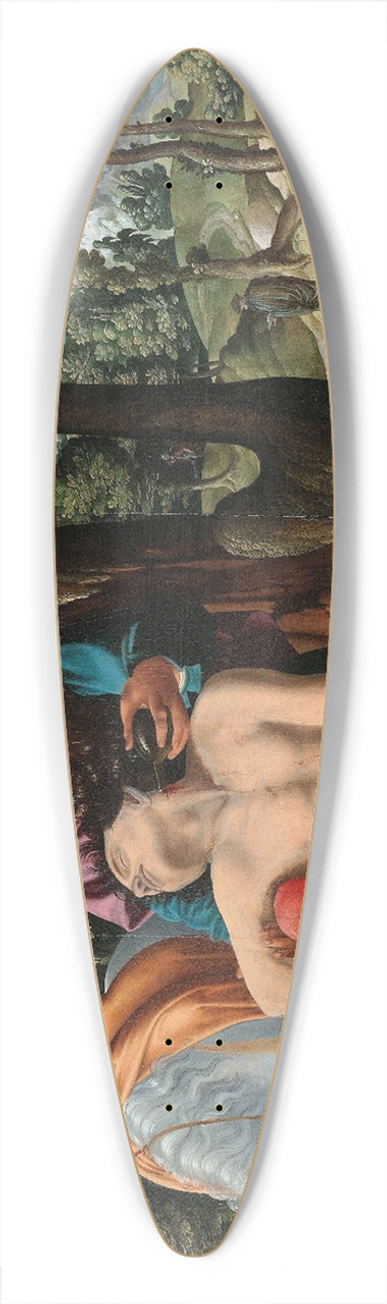 Master of the Good Samaritan - The Good Samaritan 39.3 inch art pintail longboard deck