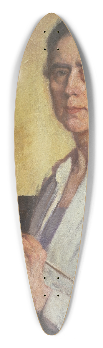Mathilde Battenberg - Self-Portrait 39.3 inch art pintail longboard deck