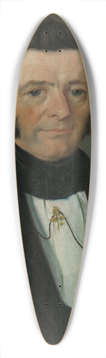 Matthias Stoltenberg - Portrait of County Court Judge Andreas Boghart Richter 39.3 inch art pintail longboard deck