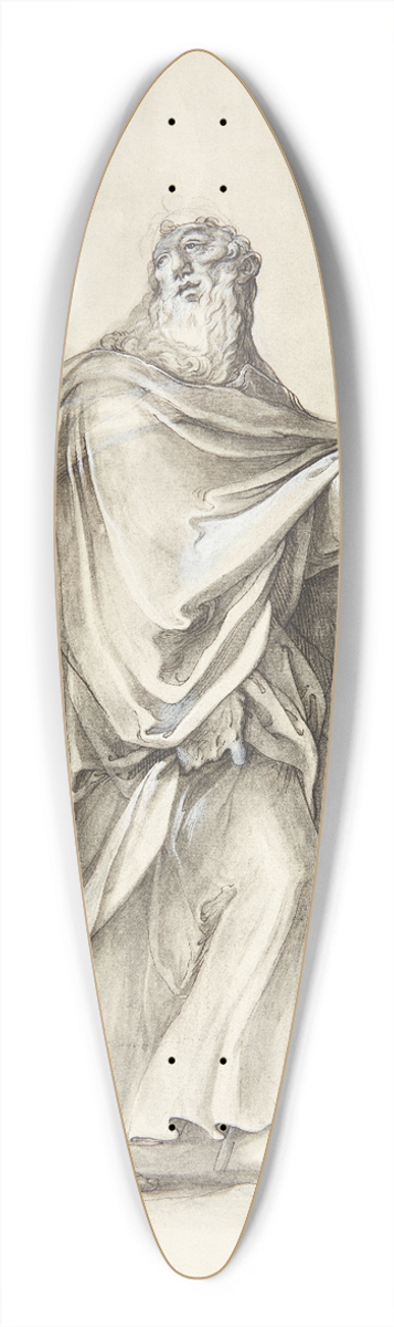 Matthus Gundelach - Jesus og de 12 apostle- Mathias 39.3 inch art pintail longboard deck