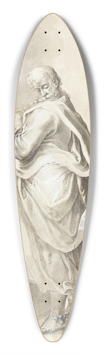 Matthus Gundelach - Jesus og de 12 apostle- Paulus 39.3 inch art pintail longboard deck