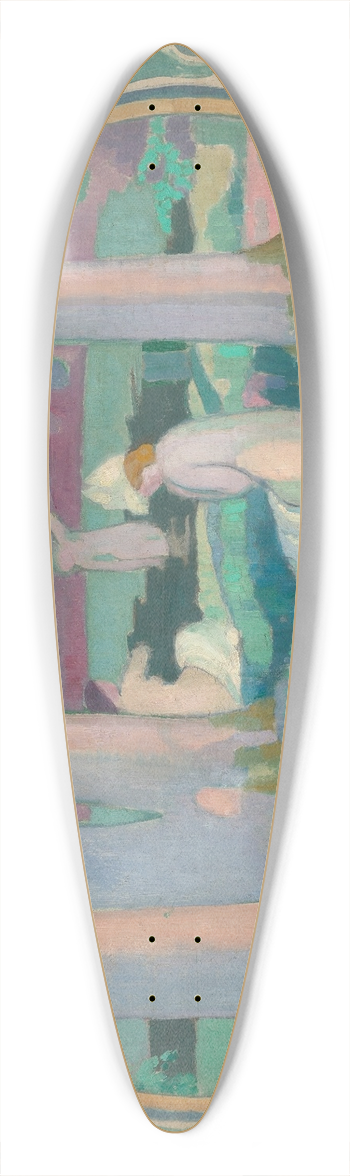 Maurice Denis - Dans la fort 39.3 inch art pintail longboard deck