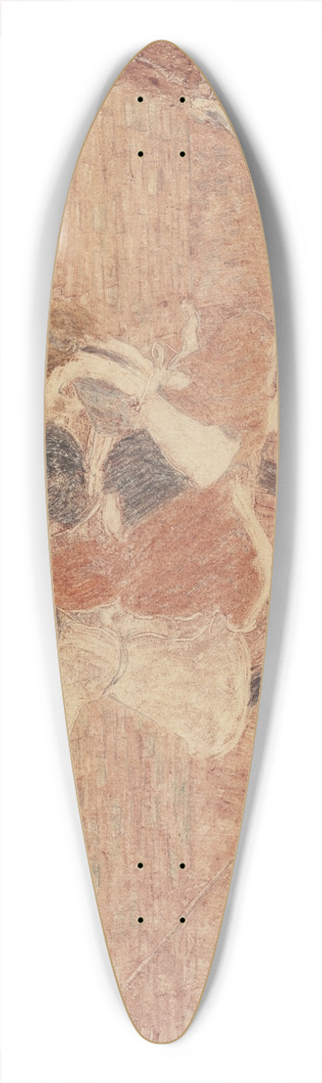 Maurice Prendergast - Skipping Rope 39.3 inch art pintail longboard deck