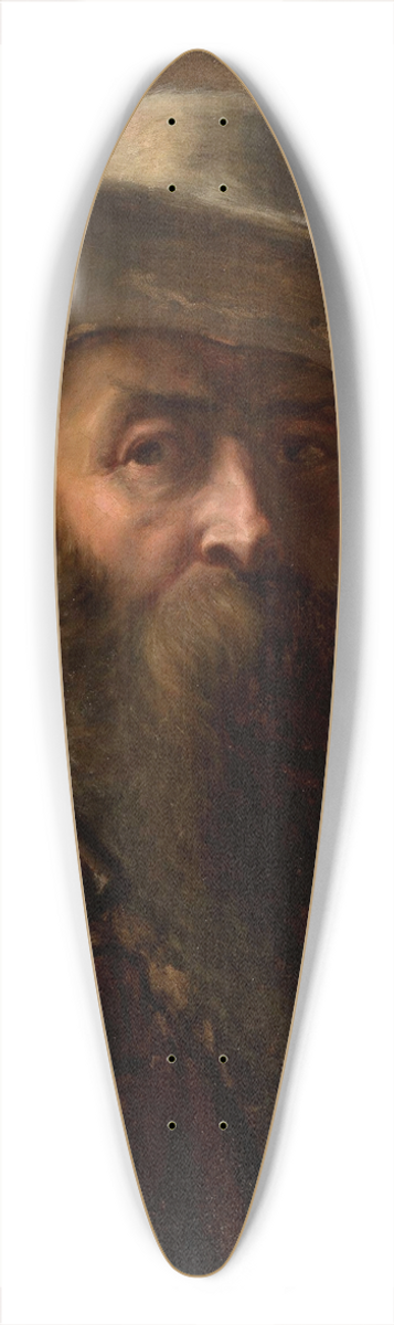 Maurycy Gottlieb - Portrait of a man 39.3 inch art pintail longboard deck