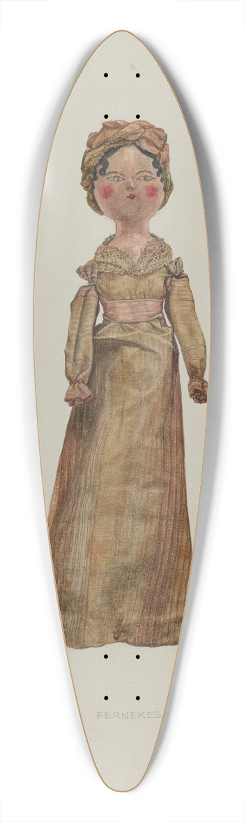 Max Fernekes - Doll 39.3 inch art pintail longboard deck