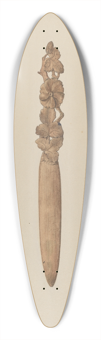 Max Fernekes - Paper Knife 39.3 inch art pintail longboard deck