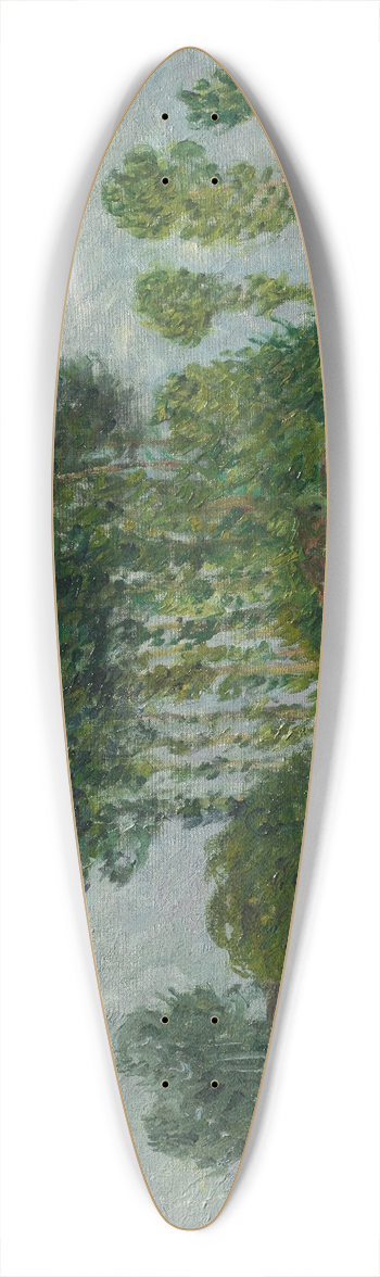 Maxime Maufra - The River 39.3 inch art pintail longboard deck