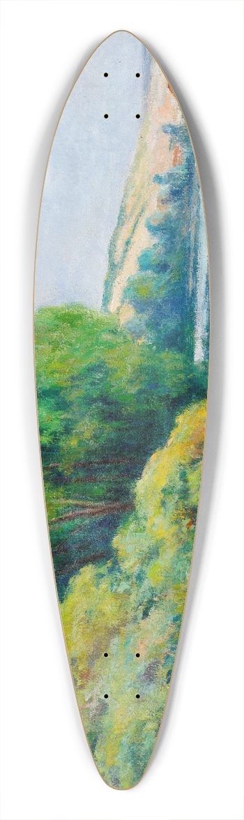 Maximilien Luce - Rivire 39.3 inch art pintail longboard deck