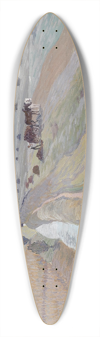 Max Kahrer - Auf dem Feld 39.3 inch art pintail longboard deck