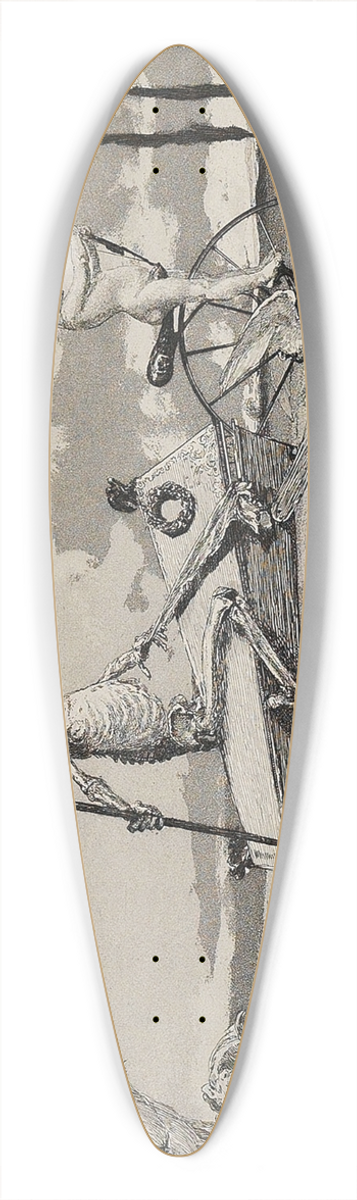 Max Klinger - Intermezzi 39.3 inch art pintail longboard deck