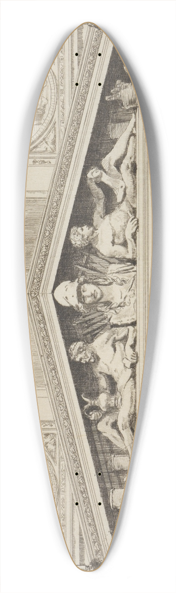 Max Klinger - Portalgiebel und zwei Fresken 39.3 inch art pintail longboard deck