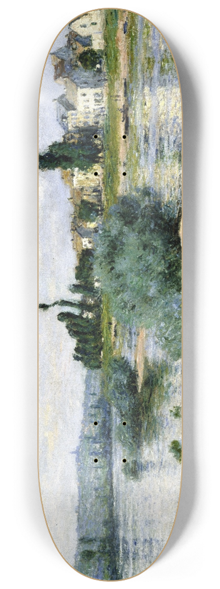 Claude Monet - The Seine at Lavacourt 8.25 inch art skate deck