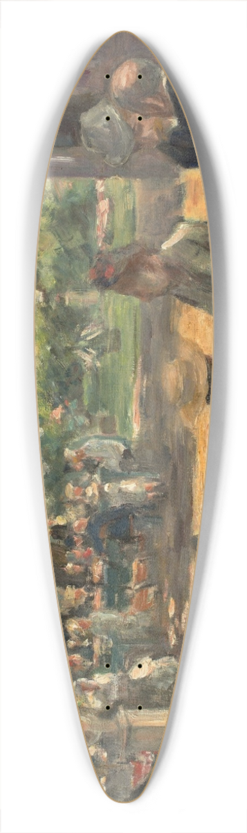 Max Liebermann - Studie zum ,Restaurationsgarten in Leiden 39.3 inch art pintail longboard deck