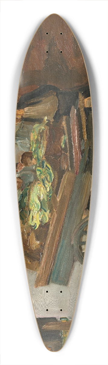 Max Liebermann - Vegetable barrow  dog cart 39.3 inch art pintail longboard deck