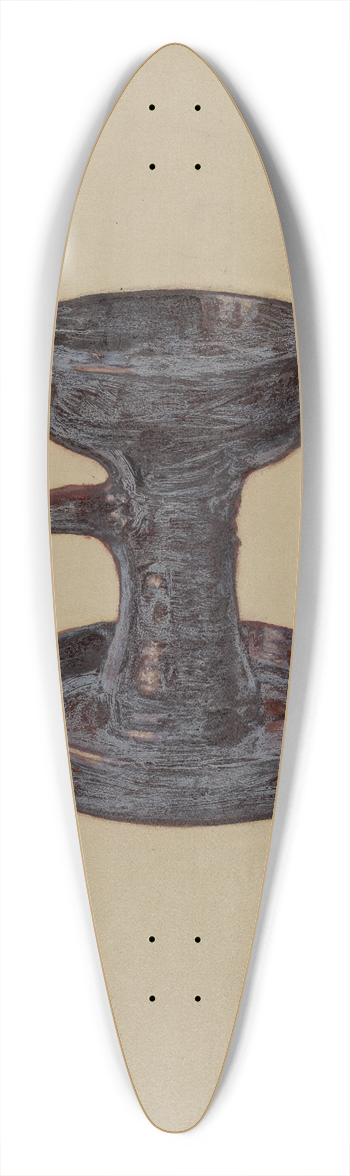 Max Soltmann - Lard Lamp 39.3 inch art pintail longboard deck