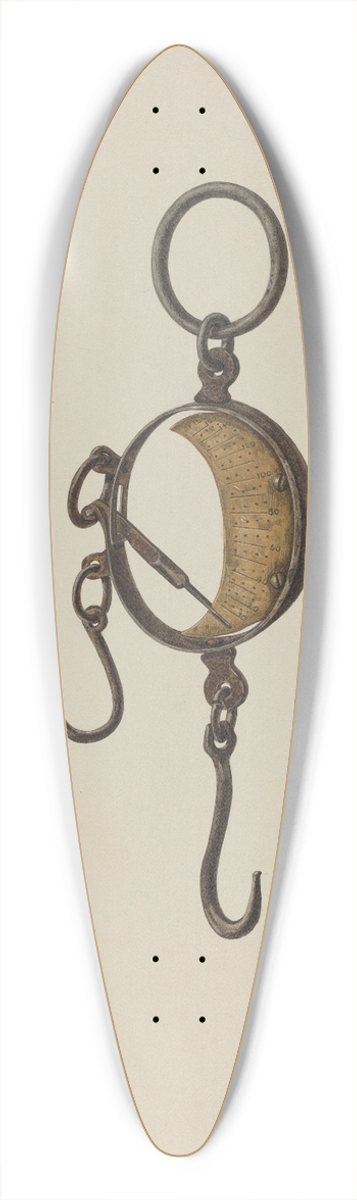 Max Unger - Scale 39.3 inch art pintail longboard deck