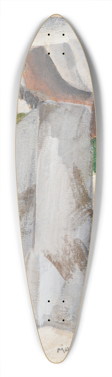 Max Weber - Interior 39.3 inch art pintail longboard deck