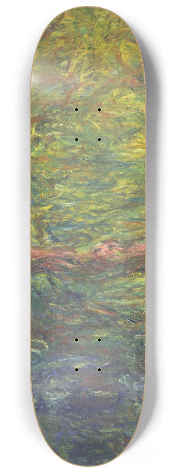 Claude Monet - Weeping Willow 8.25 inch art skate deck