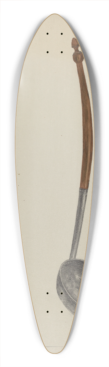 Meyer Goldbaum - Pewter Ladle 39.3 inch art pintail longboard deck