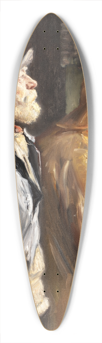 Michael Ancher - To Fiskere ved Vinduet i Butikken 39.3 inch art pintail longboard deck