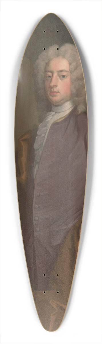 Michael Dahl - An Unknown Man 39.3 inch art pintail longboard deck