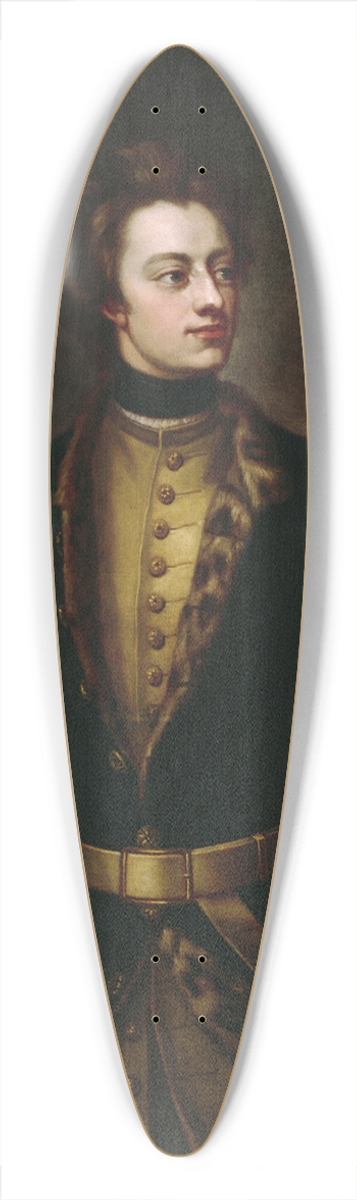 Michael Dahl - King Karl XII of Sweden 39.3 inch art pintail longboard deck