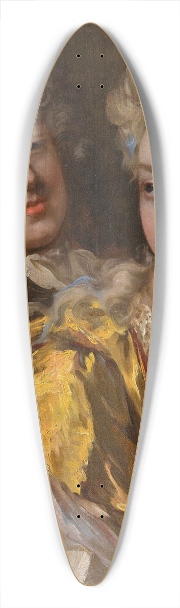 Michael Dahl - Portrait Of A Lady And A Gentleman 39.3 inch art pintail longboard deck