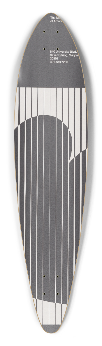 Michael David Brown - Peace 39.3 inch art pintail longboard deck