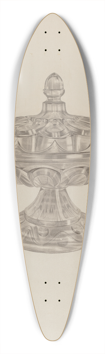 Michael Fenga - Compote 39.3 inch art pintail longboard deck